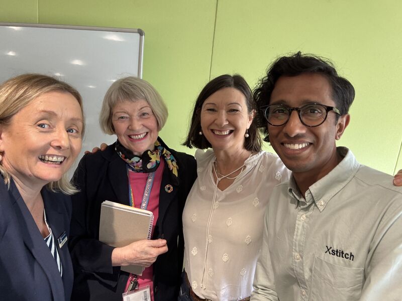 Four collaborators at the QUT housing roundtable